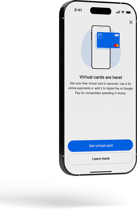 myPOS virtual card