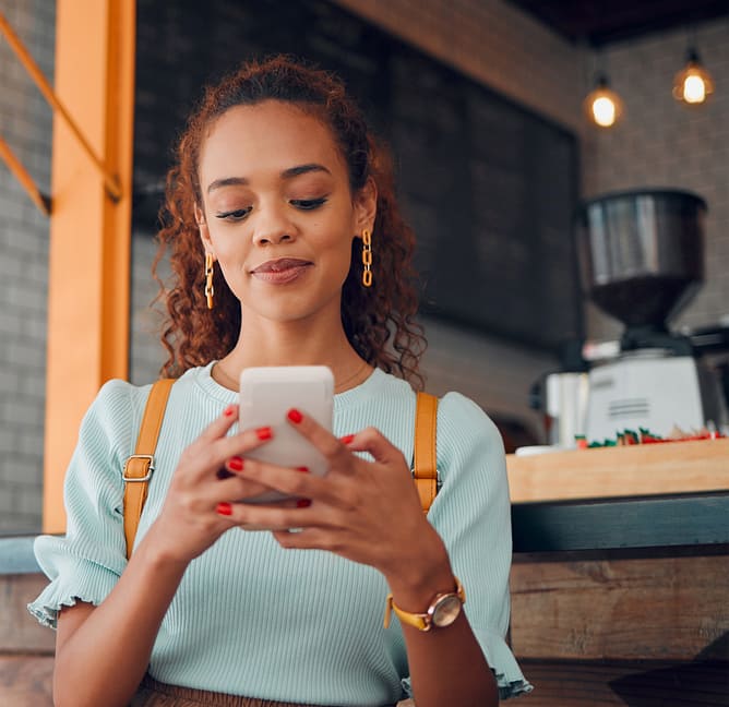 Girl with a phone