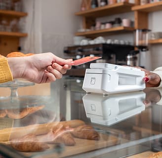 Countertop card machine