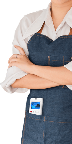 Terminal in pocket